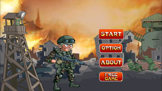 Army Commando Trooper Arms Run: Escape the Great Trenches Mayhem Pro