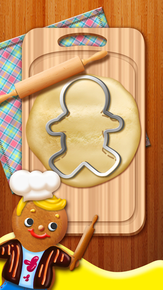 【免費遊戲App】Gingerbread Kids - Christmas Food Games-APP點子