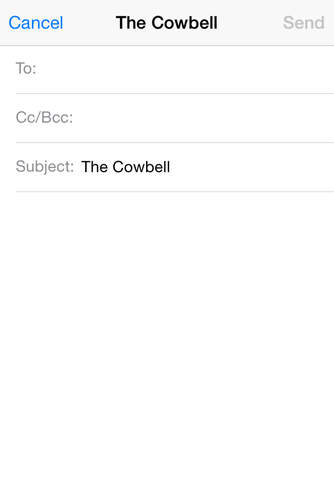 The Cowbell - Simple Musical Instrument App screenshot 2