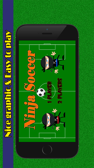 Ninja Touch Soccer - Free Sport Games for Kids kick for Goal