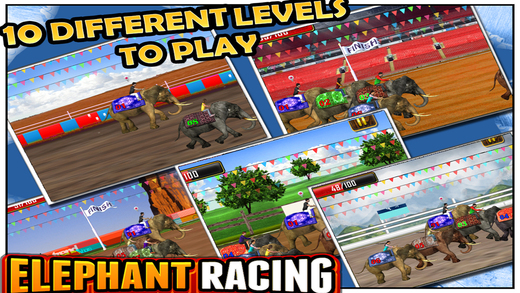 【免費遊戲App】Elephant Racing Simulator-APP點子