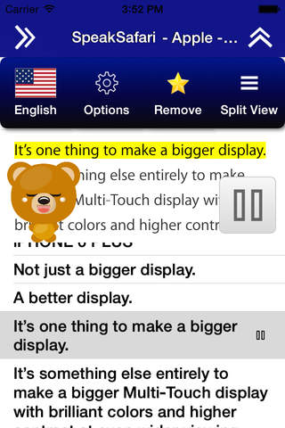 SpeakSafari FREE - Speak Extension for Safari screenshot 3