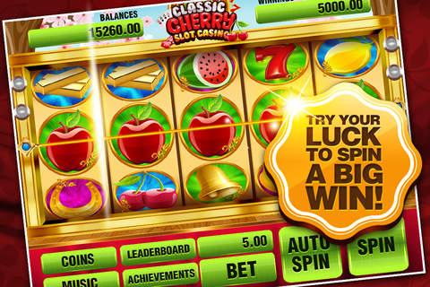 Classic Cherry Slots Machine - The Las Vegas Spin with Friends and for Buddies screenshot 2