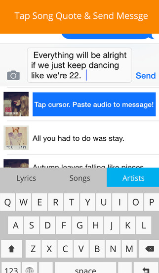 Zaptones Keyboard - Add Music Movies TV Show and Sounds to conversations