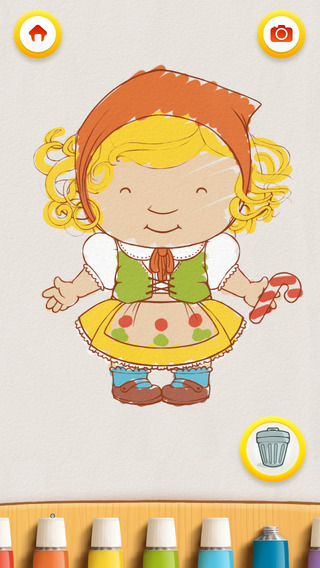 【免費遊戲App】Dress Up : Fairy Tales - Dressing puzzle & Coloring activities for children by Play Toddlers (Free Version)-APP點子