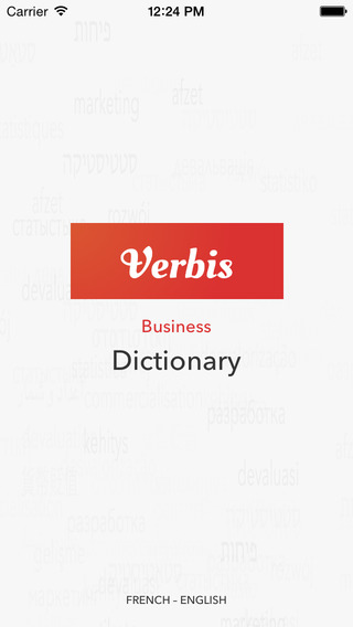 Verbis English – French Business Dictionary. Verbis Français — Anglais Dictionnaire d'affaires
