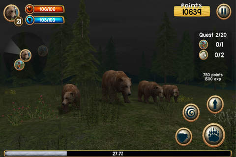 Wild Bear Pro Simulator 3D screenshot 2