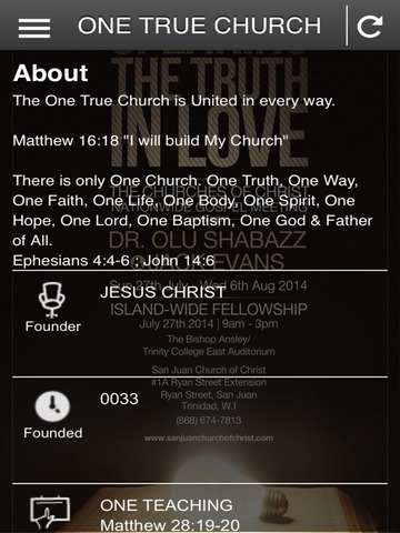 【免費商業App】ONE TRUE CHURCH-APP點子