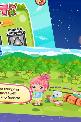 Go camping adventure:makeups mignons chats screenshot 2