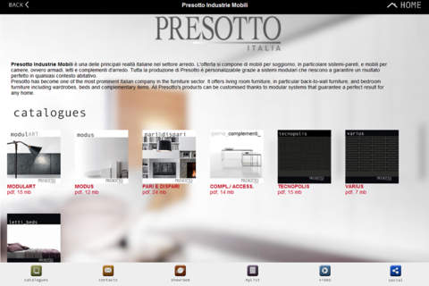 Presotto Design for life screenshot 3