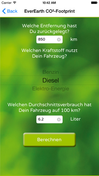 【免費健康App】EverEarth CO² Footprint Calculator-APP點子