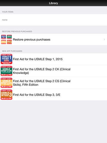 【免費醫療App】First Aid for the USMLE: Step 1, Step 2 CK, Step 2 CS, and Step 3-APP點子