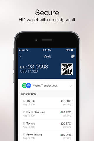 YardWallet - Bitcoin Wallet screenshot 3