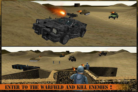US Army Car Driver: Warfield Shooting Game screenshot 3