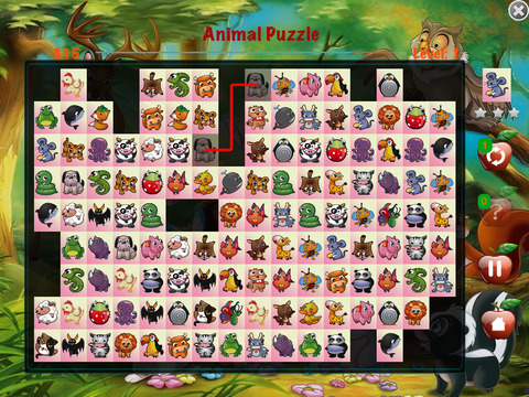 Animal Puzzle - matching the same fun images