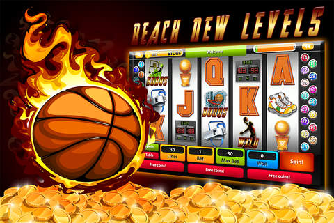 Basketball Playoffs Slot Machine - Play Casino Game With Big Bonus! screenshot 2