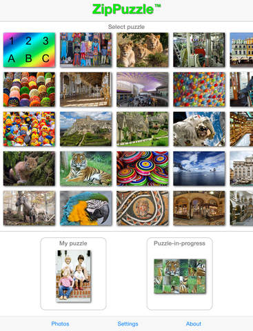 ZipPuzzle - make puzzles from your own pics
