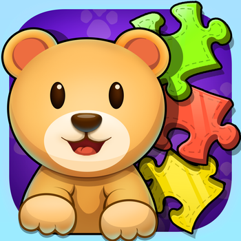 Furry Pets: Kids Jigsaw Puzzle - Kids Education Games FREE 遊戲 App LOGO-APP開箱王