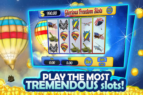 +777 Glorious Independence Slots - American Riches of Olympus Jackpot screenshot 2