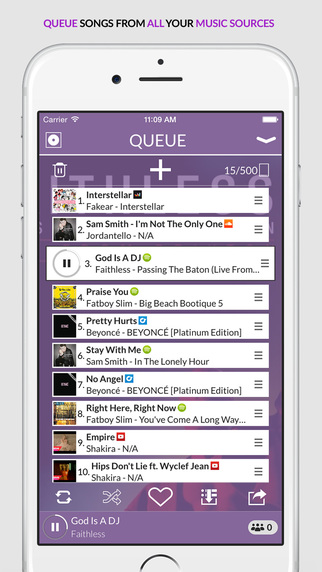 【免費音樂App】Q.us - Free search, play and share from your favorite music sources-APP點子