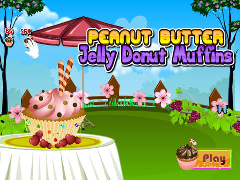 【免費遊戲App】Peanut Butter Jelly Donut Muffins - Games for girls-APP點子