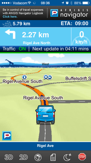 AfriGIS Navigator with Traffic South Africa