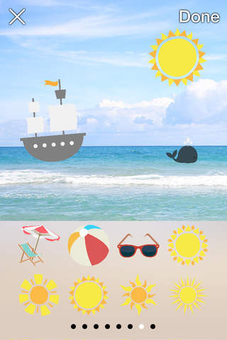 Beachify: Summer Comic Photo Stickers screenshot 2