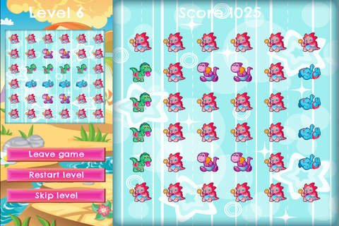 Baby Dinos Daycare - FREE - Slide Rows And Match Baby Dinos Super Puzzle Game screenshot 3