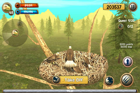 Wild Eagle Pro Sim 3D screenshot 3