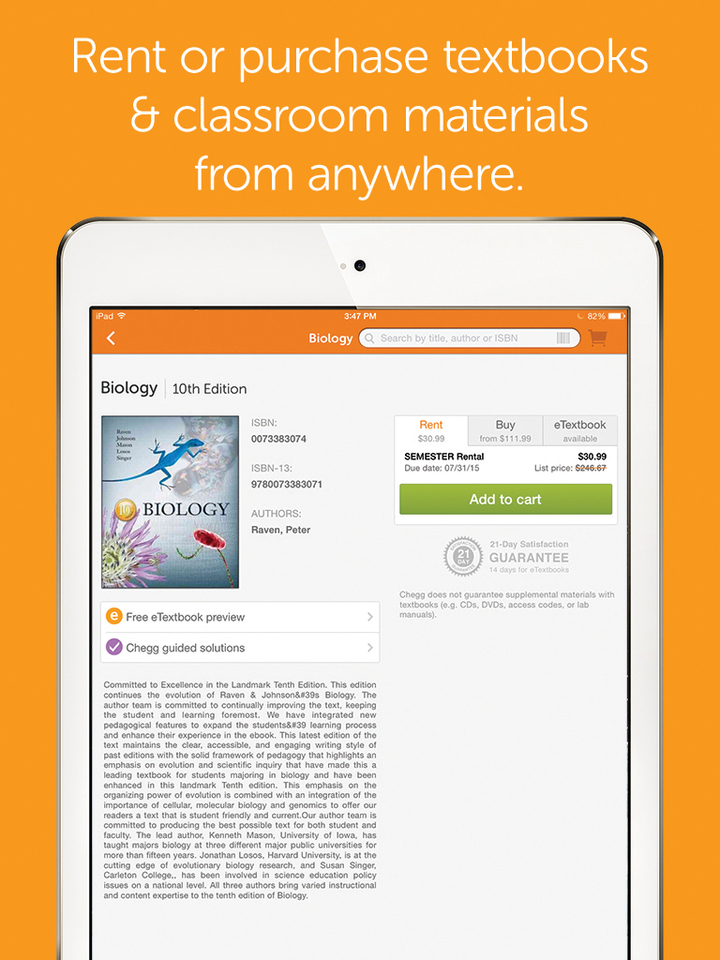 Chegg: Textbook Rental, Homework Help & College Books - AppRecs