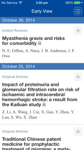 【免費教育App】European Journal of Neurology App-APP點子