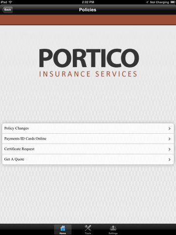 Portico Quote Insurance Services HD screenshot 2