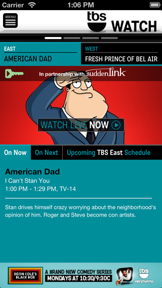 WATCH TBS for iPhone