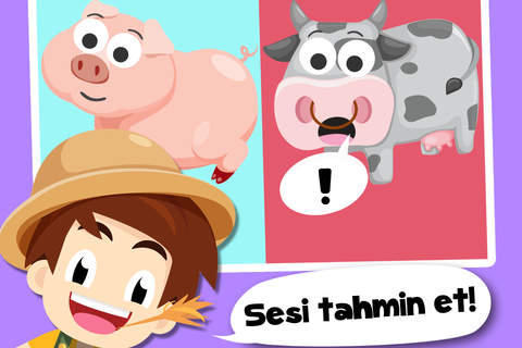 Toddler Tommy Farm Animals Cartoon - Barn and farm animal puzzles screenshot 4