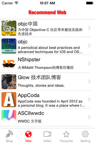 Study for iOS7|iOS8 Video Web Blog screenshot 2