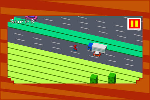 Retro Road Crossing Pro screenshot 2