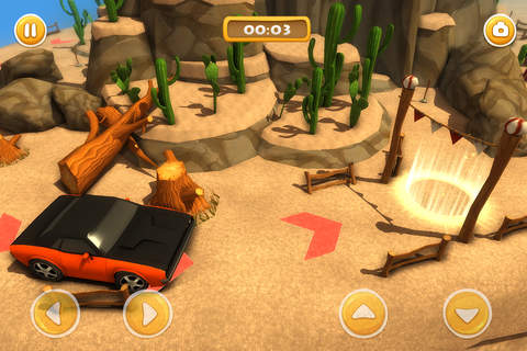 0-100 Toon Cars Parking Rally - 3D Tiny Super Racing Simulator Free 2015 screenshot 3