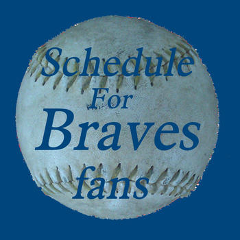 Baseball schedule for Atlanta Braves fans with TV and radio listings. LOGO-APP點子