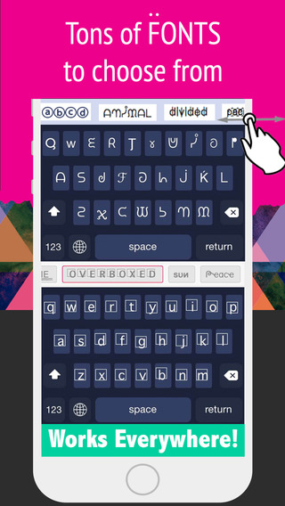 【免費工具App】Hello Font Keyboard for iOS 8 - Fun Cool Better Fonts for Fancy Instagram iMessage and Everywhere!-APP點子