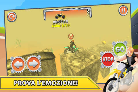 Moto Racing 3D Deluxe - Crazy Bike Race screenshot 3