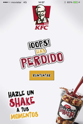Shake KFC screenshot 3