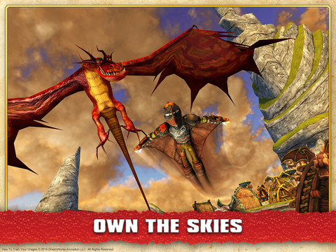 【免費遊戲App】School of Dragons: How to Train Your Dragon-APP點子