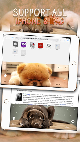 【免費工具App】KeyCCM – Puppy : Custom Cute Color & Wallpaper Keyboard Animal Baby Themes in The Pet Design-APP點子