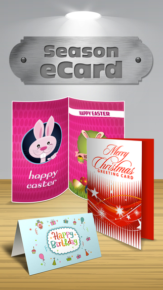 Season eCards - Make Easters Cards Greetings Cards Maker for Easter Valentines Christmas New Year an