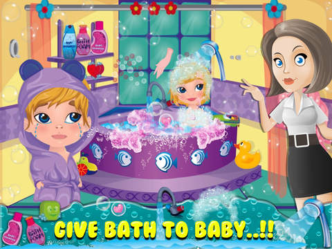 【免費遊戲App】New Born Cute baby Shower free kids games-APP點子