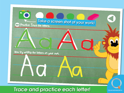 Beginning Writing for Kids | Learn how to write upper and lowercase letters and numbers 0-9 screenshot 2