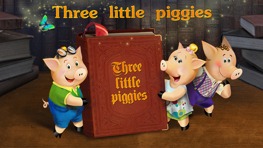 The three little pigs - preschool kindergarten fairy tales book free for kids
