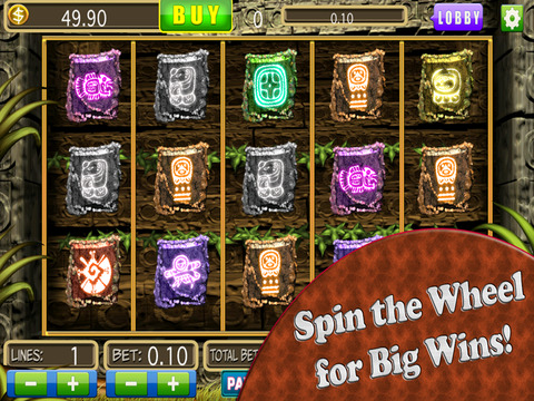 【免費遊戲App】A Mayan Temple Slots Machine Casino : Las Vegas Gold Coin Run Showdown Adventure 2!-APP點子