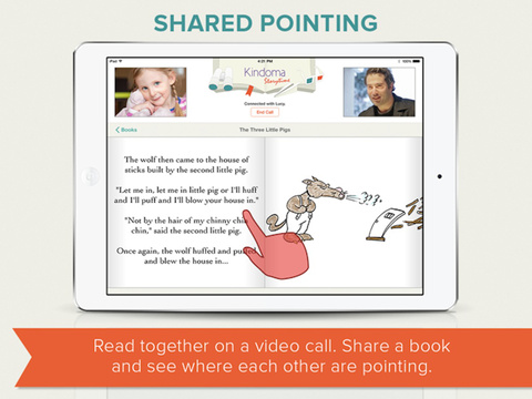 【免費教育App】Kindoma Storytime - Read with your Kids over Video Chat-APP點子