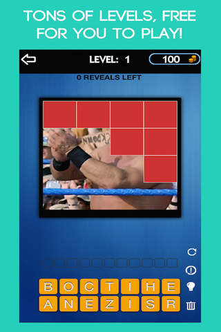 Guess The Wrestler Quiz Game - WWE Edition Trivia - Reveal Pictures To Crack The Words screenshot 2